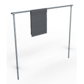 Carpet beater frame | Cross tube 3000 mm | steel tube  48 mm